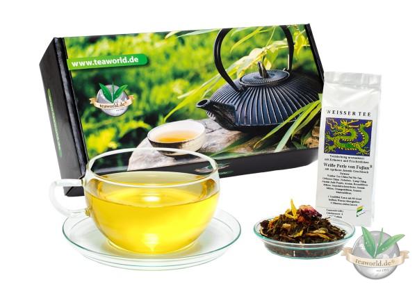 4x50g Weißer Tee Probierpaket (aromatisiert) - Tee kaufen leicht gemacht