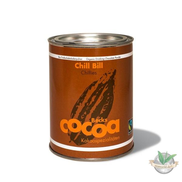 Bio Chill Bill Bio Kakao - mit Chilli - Becks Cocoa - 250g