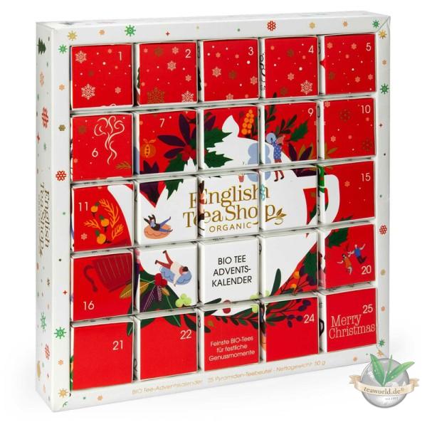 English Tea Shop - Puzzle Tee Adventskalender "Red Christmas", 25 einzelne Boxen