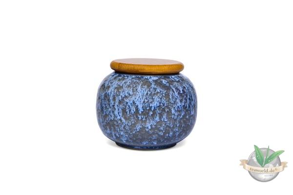 Teedose aus Porzellan mit Holzdeckel von MAOCI 250ml