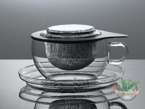 Tea for one Jenaer - Trendglas mit Edelstahlfilter