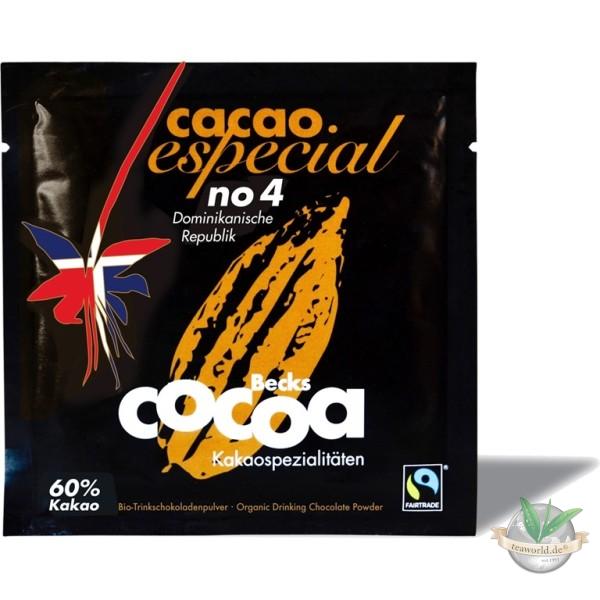 Bio Especial no 4 Kakao - Becks Cocoa - 25g Portionsbeutel