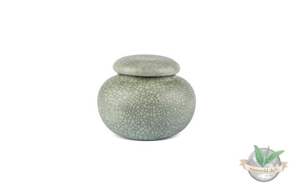 Teedose aus Porzellan von MAOCI hellgrün 210ml