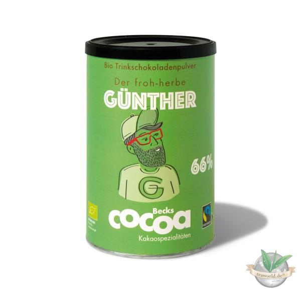 Becks Cocoa Trinkschokolade"Günther" BIO (Kakao 66%)