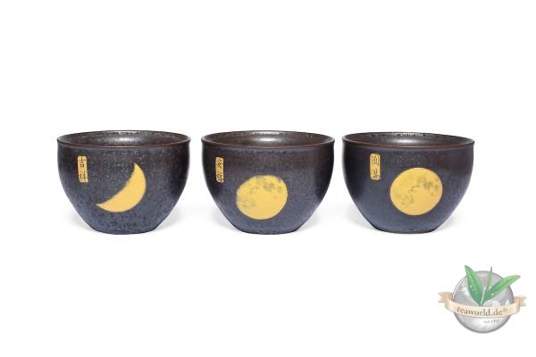 Japanisches Teacup-Set mit 3 Teeschalen von MAOCI
