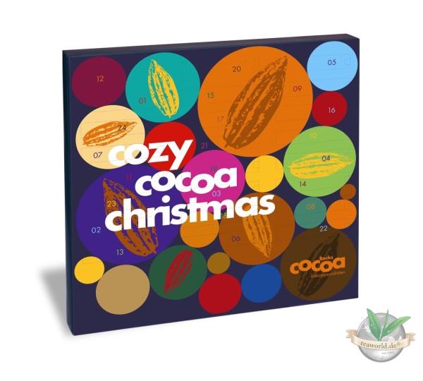 Trinkschokolade Adventskalender mit 2x12 verschiedenen Sorten Kakao