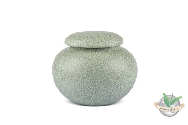 Teedose aus Porzellan von MAOCI hellgrün