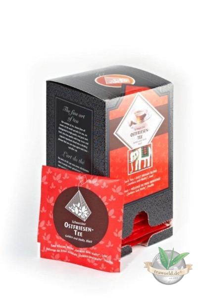 Ostfriesen Tee Mischung Golden and Malty 15 Pyramiden Teebeutel