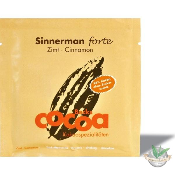 Bio Sinnerman FORTE Kakao - Becks Cocoa - 25g Portionsbeutel