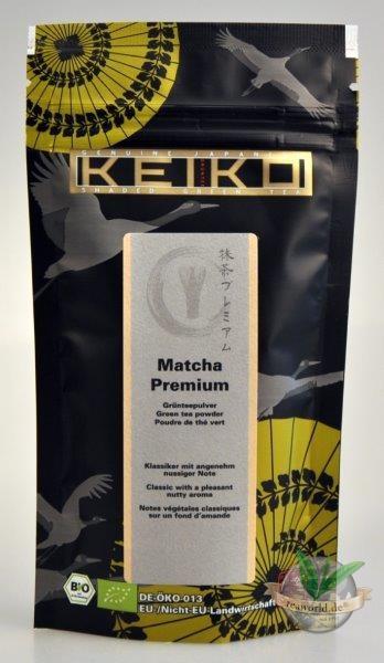 Bio Japan Matcha Tee Premium - 50g Nachfüllbeutel - Keiko Green Tea