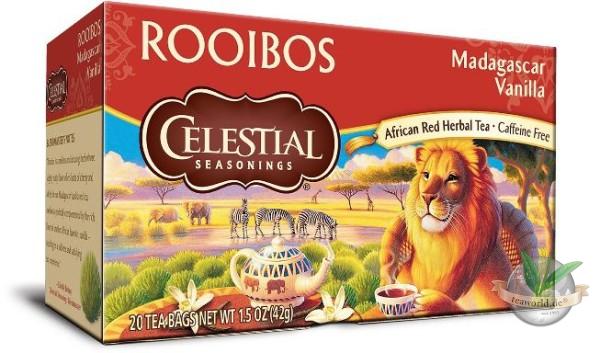 Madagascar Vanilla - 20 Teebeutel Rooibos Tee - Celestial Seasonings Tee