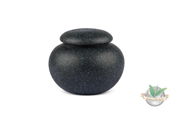 Teedose aus Porzellan von MAOCI schwarz 440ml