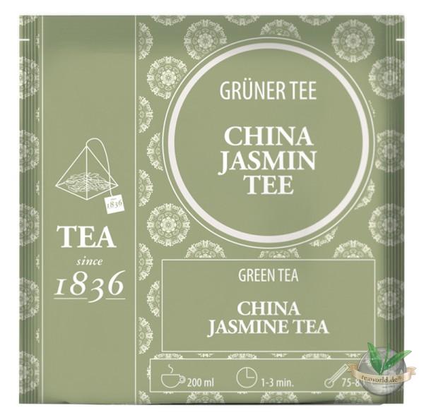 Grüner Tee China OP Jasmin - 50 Pyramidenbeutel a3g